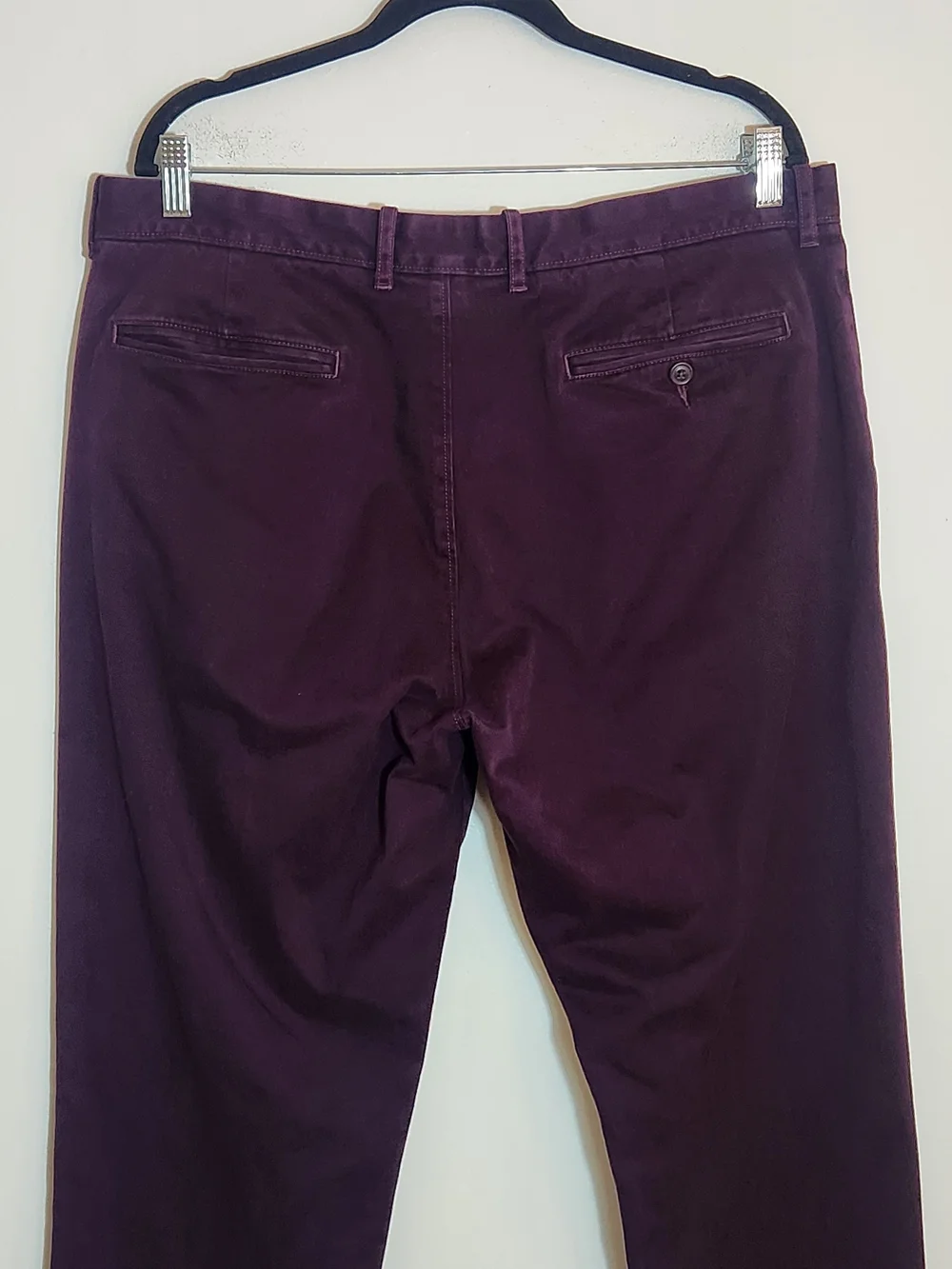 J. Crew Mens Plum Stretch Chino Pants Size 36x32